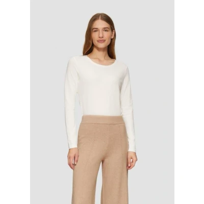 Abbildung von s.Oliver WIDE LEG Stoffhose, Damen, Größe: 32, Hellbraun