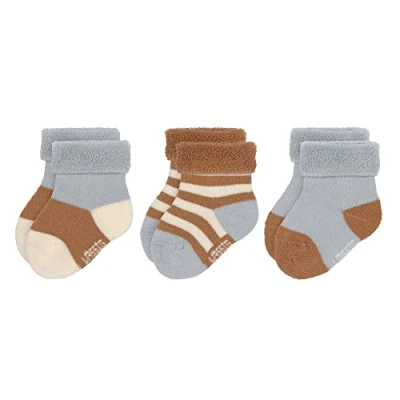 Abbildung von LÄSSIG Kinder Frottee Socken 3er Set/ Hellblau Karamell Größe 19 22