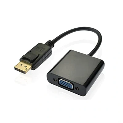 Abbildung von Bolwins B64S DisplayPort auf VGA Adapter 1080P DP zu Stecker Buchse Kabel, 25 cm für Monitor und Laptop