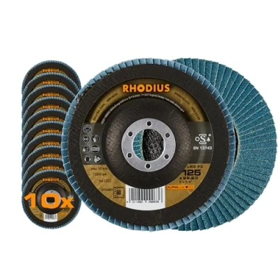 Abbildung von RHODIUS 210483 Schleifscheibe, Winkelschleifer 125mm