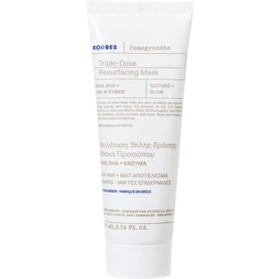 Abbildung von Korres Pomegranate Regenerierende Maske MIT Dreifachwirkung Gesichtsmaske, Größe: 75 ml,