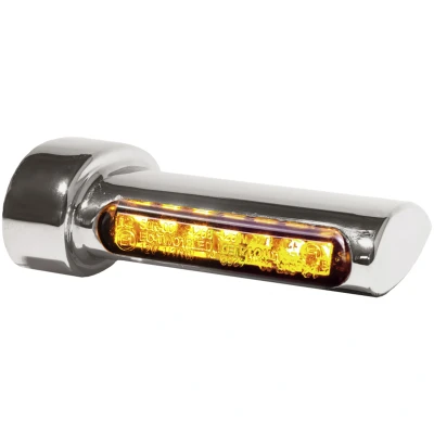 Abbildung von HeinzBikes LED Alu Blinkerpaar Winglets für Harley hinten chrom