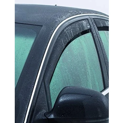 Abbildung von Vordere Windabweiser (1 Set) für die Fahrer und Beifahrerseite CLS003P0120D passend Hyundai i20 FLH, TYP BC3, 5 Door, 2020 Dunkles Material