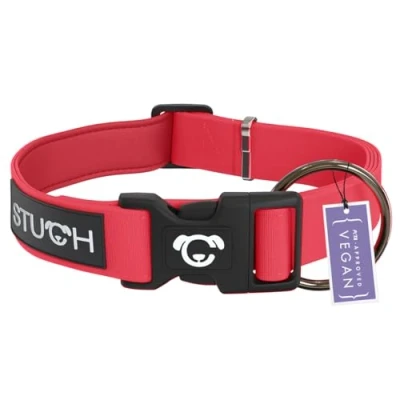 Abbildung von Hundehalsband gepolstert Rot M