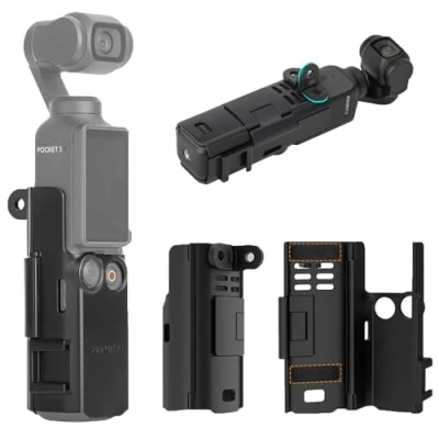 Abbildung von Fenmaru Erweiterungs Adapter Halterung für DJI Osmo Pocket 3 Zubehör, Schutz Rahmen Mount Gimbal Kamera