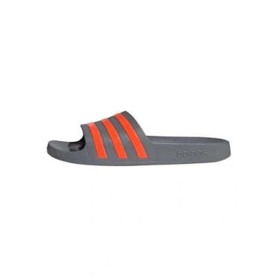 Abbildung von adidas Unisex Adilette Aqua Slides Flipflop, Grey Three/Impact Orange/Grey Three, 38 EU
