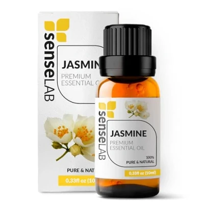 Abbildung von Ätherisches Jasminöl 100% Reines, Natürliches Für Den Therapeutischen Einsatz Öl Die Haut Und Nagelpflege Massageöl Ein Sinnliches Erlebnis Duftöl (10 ml)
