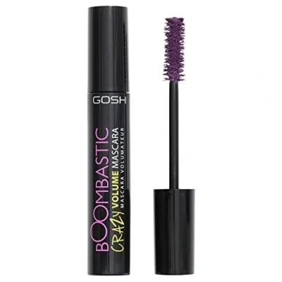 Abbildung von GOSH Boombastic Crazy Mascara für extremes Volumen &amp; lange Wimpern I Wimperntusche mit präzisem Bürstenkopf ohne Klumpen hautverträglich parfümfrei 006 Dusty Violet