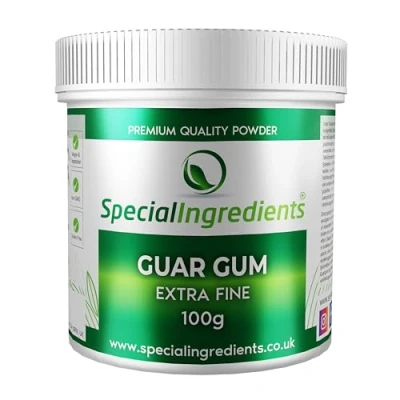 Abbildung von Special Ingtredients Guarkernmehl 100g Extrafeines Pulver Höchster Qualität, Vegan, GVO frei, Glutenfrei