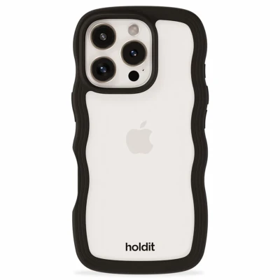 Abbildung von Apple iPhone 16 Pro Hülle Recycelter Kunststoff Holdit Hard Case/Backcover Handyhülle Schwarz
