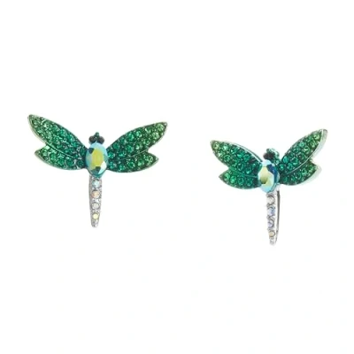 Abbildung von Betsey Johnson Garden GLAM Dragonfly STUD Ohrringe, Damen, Größe: One Size, Blue