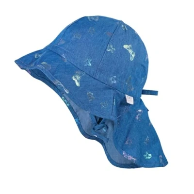Abbildung von maximo Mini Girl Flapper,Nackenschutz Jens Butterfly, Bindeband, UV 50 53 Denim