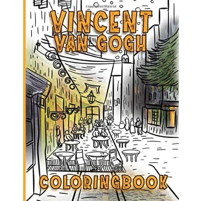 Abbildung von Vincent Van Gogh Coloring Book: Stress Relief Books For Adult, A Perfect Gift