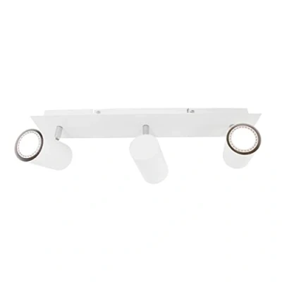 Abbildung von Trio Leuchten Balken in Metall weiß, Spotbalken 3 flammig, exklusiv 3xGU10, Länge: 48 cm 802400301, Weiß Matt