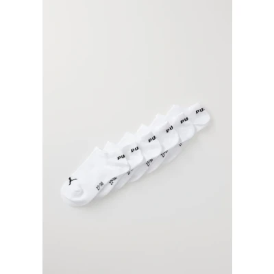 Abbildung von Puma KIDS Plain Sneaker Unisex 6 PACK Socken für Kinder, Größe: 23 26, White