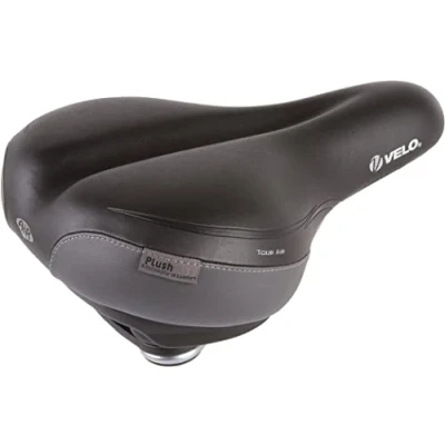 Abbildung von Velo Sattel Plush TOUR AIR LASTOMER II Unisex. schwarz/grau