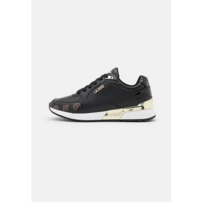 Abbildung von Guess Moxea Sneaker low, Damen, Größe: 35, Black/brown Schuhe