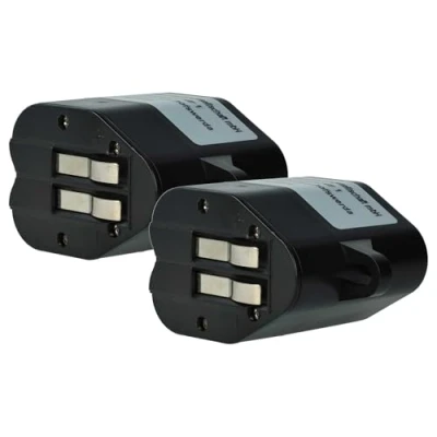 Abbildung von vhbw 2X Akku kompatibel mit Siemens VSR 8000 Sensor Cruiser Saugroboter (3000 mAh, 6 V, NiMH)