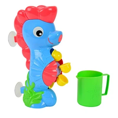 Abbildung von ABC Dickie Simba Badespielzeug Kleinkindwelt Badewannen Seepferdchen Wasserrad mit Becher 104016791