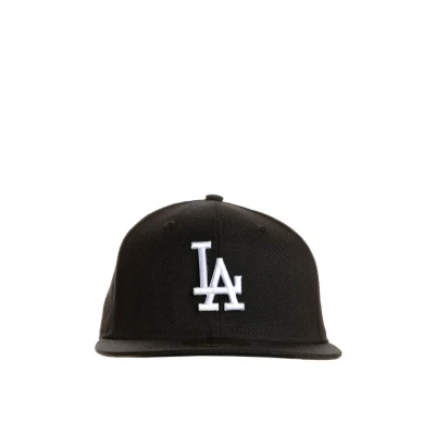 Abbildung von New Era MLB Basic LA Dodgers Cap, Größe: 62.5, Black/white