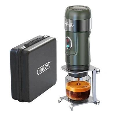 Abbildung von HiBREW Portable Coffee Machine with case H4B_GN
