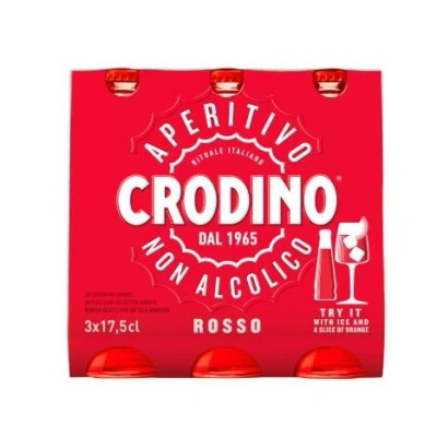 Abbildung von Crodino Aperitif Aperitivo Rosso Alkoholfreier Aperitiv 3 x 0.175 l 0.00% vol