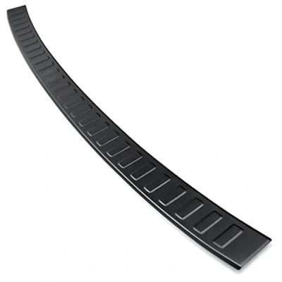 Abbildung von tuning art L3004 Edelstahl Ladekantenschutz passend für VW T7 Multivan 2021 Pulverbeschichtet, Farbe:Schwarz Pulverbeschichtet