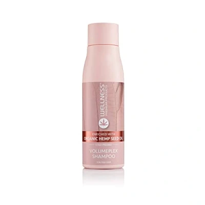 Abbildung von WELLNESS PREMIUM PRODUCTS VolumePLEX Hemp Shampoo 500 ml Befeuchtend Bio Hanf Damen Herren Für alle Haartypen Dünnes und Fettiges Haar Rose