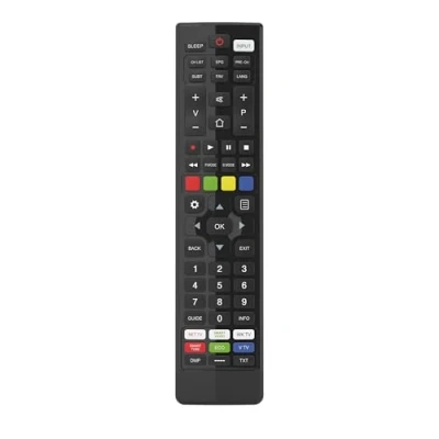 Abbildung von Superior Electronics Fernbedienung für alle HISENSE Fernseher gebrauchsfertig ohne Programmierung Schwarz