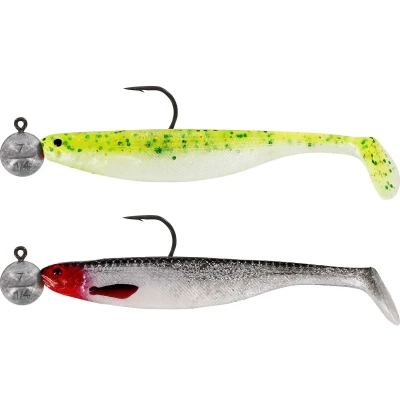 Abbildung von Westin SHADTEEZ SLIM 5&quot; 2 Stück Ready and Rigged DARK WATER MIX