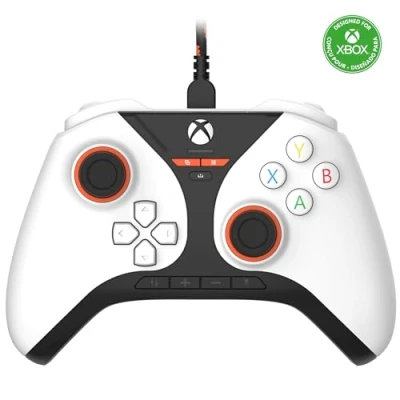 Abbildung von Snakebyte Gamepad Pro X weiß kabelgebundener Xbox Series XS &amp; PC Controller mit Hall Effect Sensoren, Audio Panel, Zusatztasten, Trigger Stops