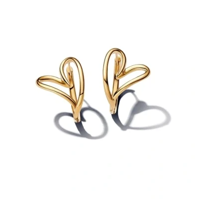 Abbildung von Pandora Damen Ohrringe Gold 263807C00