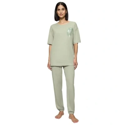 Abbildung von Triumph Endless Comfort PK SSL 10 CO/MD, Pyjama Set Damen, Mehrfarbig (Green Light Combination), 44