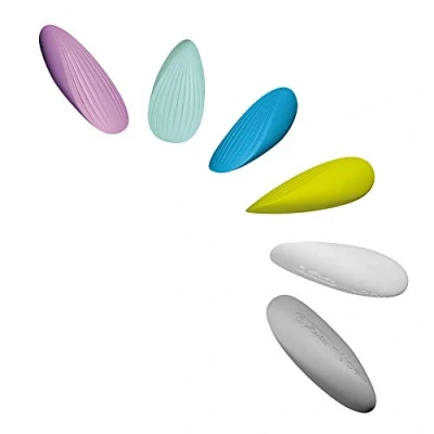Abbildung von 6 x Herlitz Radiergummi Plastik farbig sortiert