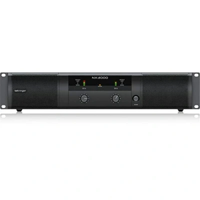 Abbildung von Behringer NX3000 Ultraleichter 3000 Watt Class D Leistungsverstärker mit SmartSense Lautsprecherimpedanzkompensation