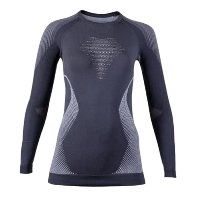 Abbildung von UYN Damen Evolutyon Uw Lg_sl. Shirt, Grau (Charcoal/White/Light Grey), L XL EU