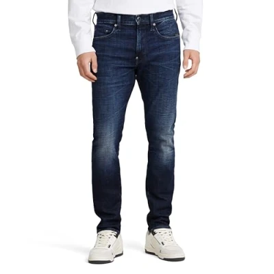 Abbildung von G Star Revend Skinny FIT Jeans Fit, Herren, Größe: 28x32, Worn in galaxy blue