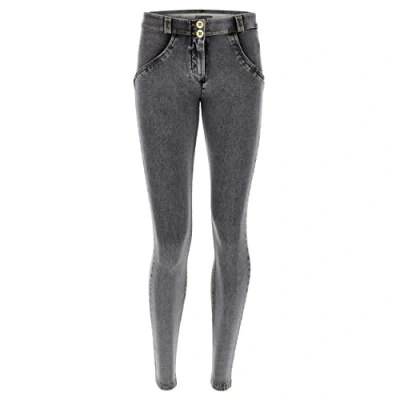 Abbildung von Freddy PUSH UP WR Super Organico Jeggings, Damen, Größe: Medium, Denim grigio