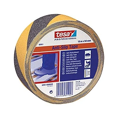 Abbildung von tesa Anti Rutsch Band 50 mm x 15 m gelb, schwarz