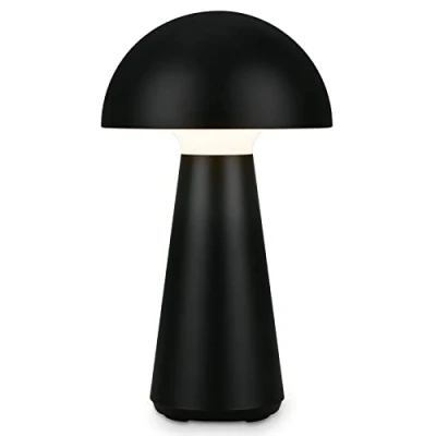 Abbildung von Briloner Leuchten Außen Tischleuchte 7421015, Dimmfunktion, mehrere Helligkeitsstufen, USB Ladefunktion, LED fest verbaut, warmweiß, mit Akku, höhenverstellbar, C, IP44, weiß, 38 cm