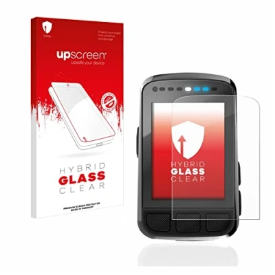 Abbildung von upscreen Schutzglas für Wahoo Elemnt Bolt V2 GPS Schutzfolie, Glas Folie [Klar, 9H Panzerschutz, Anti Fingerprint]