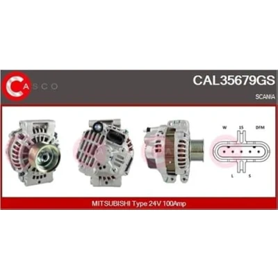 Abbildung von CASCO CAL35679GS Lichtmaschine 24V 100A