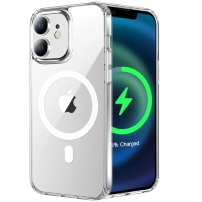 Abbildung von tigratigro Case for iPhone 12 / Pro,Compatible with Mag Safe, Scratch Resistant, Non Slip Protective Structure, Classic Transparent Style
