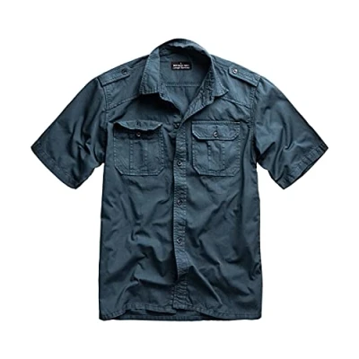 Abbildung von Surplus Raw Vintage M65 Basic Hemd Kurzarm, Navy, XL
