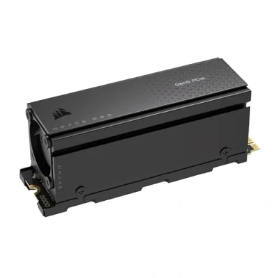 Abbildung von Corsair MP700 PRO Mit Luftkühler 4TB M.2 PCIe Gen5 x4 NVMe 2.0 SSD 2280 Bis zu 12.400MB/sec Sequentielles Lesen High Density TLC NAND Schwarz