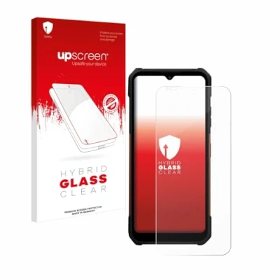 Abbildung von upscreen Schutzglas für myPhone Hammer Construction 2 Thermal 5G Schutzfolie, Glas Folie [Klar, 9H Panzerschutz, Anti Fingerprint]