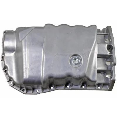 Abbildung von METZGER 7990048 Ölwanne mit Ölablassschraube, ohne Dichtung Bohrung für Ölstandsensor Aluminium Druckguss RENAULT: CLIO 2, Kangoo I