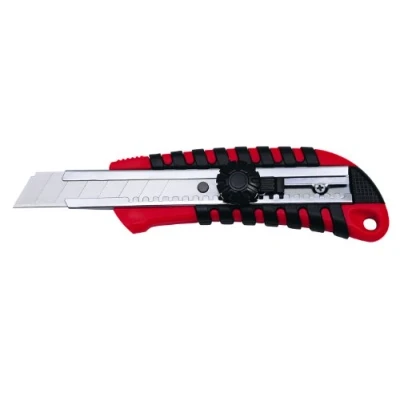 Abbildung von Wedo 785018 Profi Cutter Standard (Klingenführung, aus Metall, 18 mm) rot/schwarz