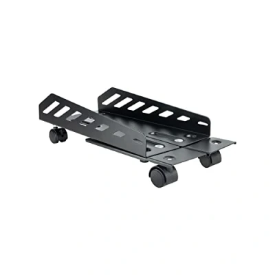 Abbildung von TOOQ UMCS0024 B Bodenstativ mit Rollen für CPU, Metall, Schwarz