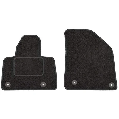 Abbildung von Fußmatten mit Clips 2er Set für Citroen C5 2008 2017 Velours Automatten